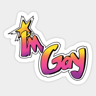 Gay and the Holograms Sticker